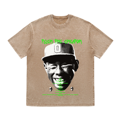 RDMCLOTHINGART tapestry hoodie TYLER THE CREATOR HEAVY WEIGHT COTTON TEE-8895