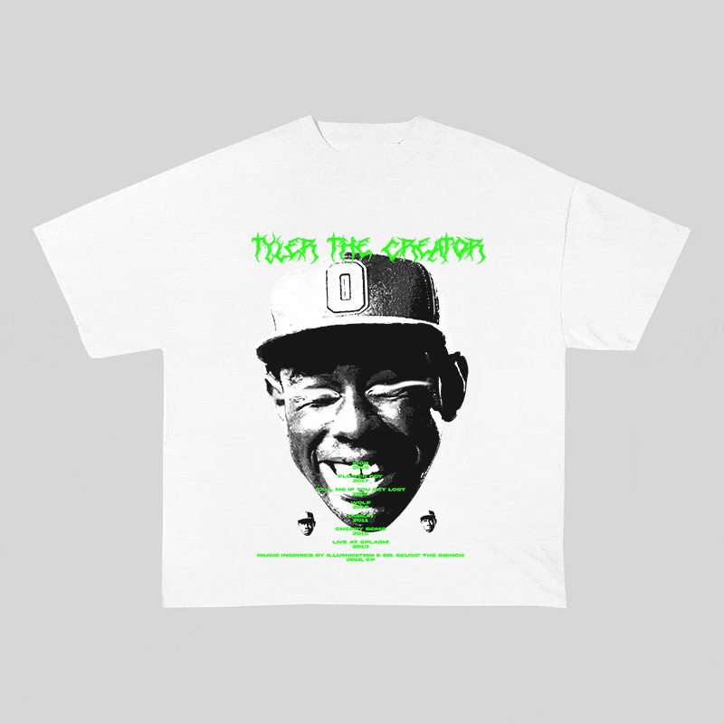 RDMCLOTHINGART tapestry hoodie TYLER THE CREATOR HEAVY WEIGHT COTTON TEE-8895