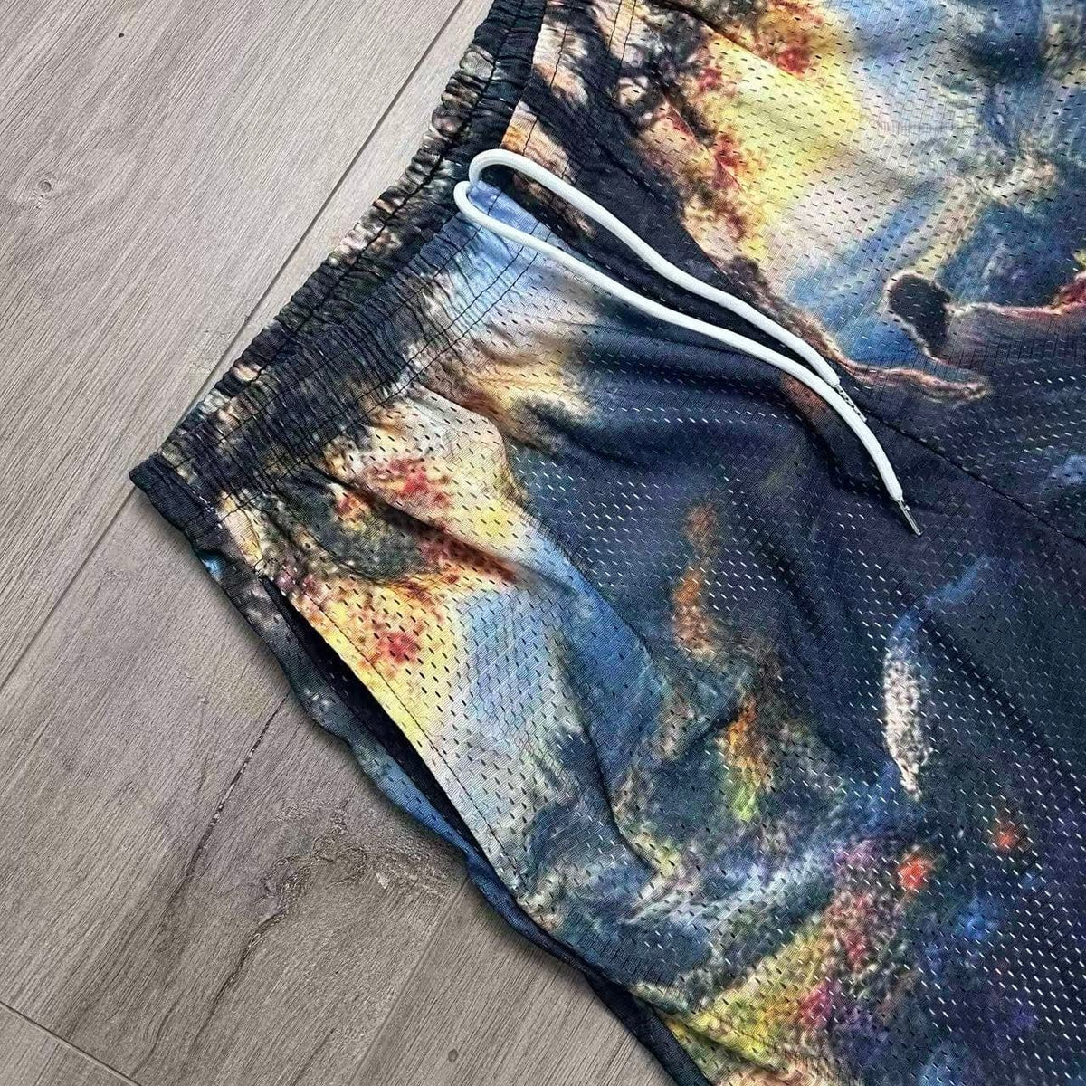 VALLEY OF PEACE MESH SHORTS-8765