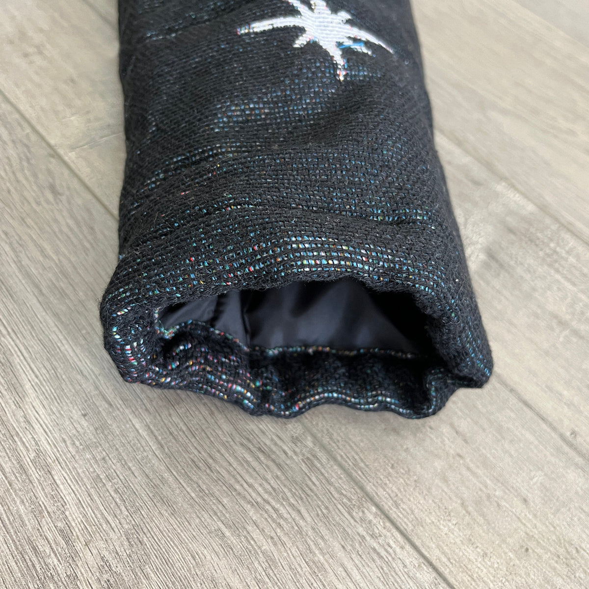 VIGENCITA BLACK TAPESTRY COAT