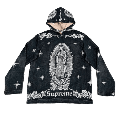 VIGENCITA BLACK TAPESTRY HOODIE