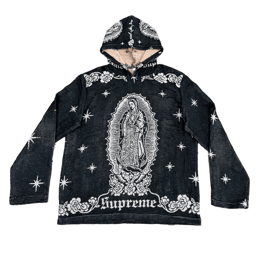 VIGENCITA BLACK TAPESTRY HOODIE