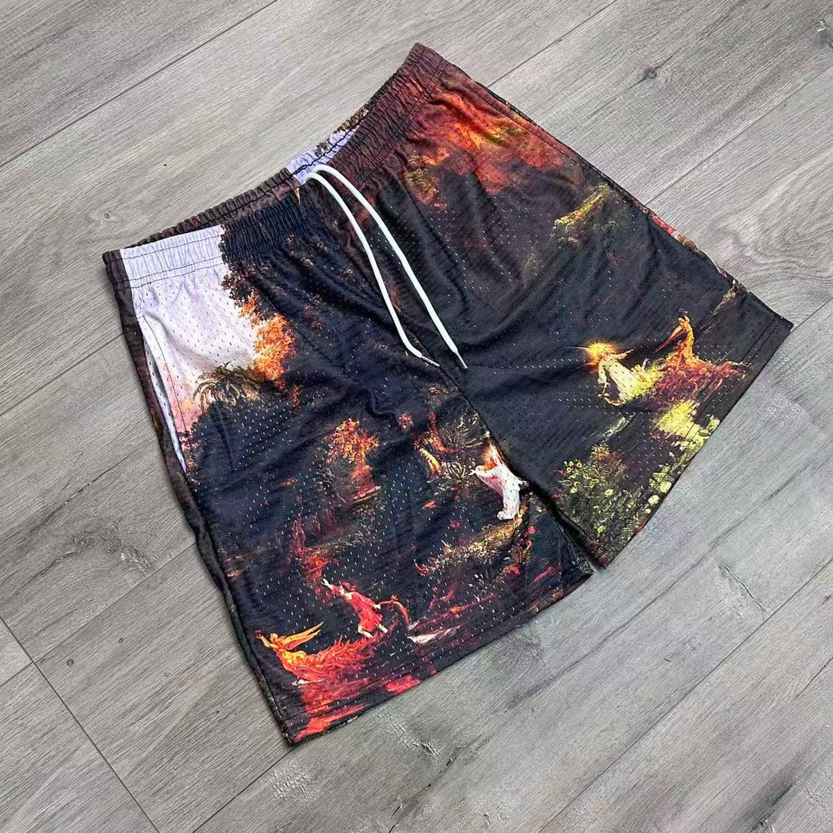 VOYAGE OF LIFE MESH SHORTS-8767