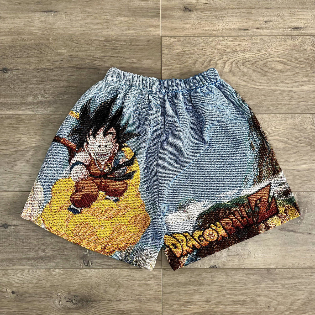 YOUNG GOKU TAPESTRY SHORTS