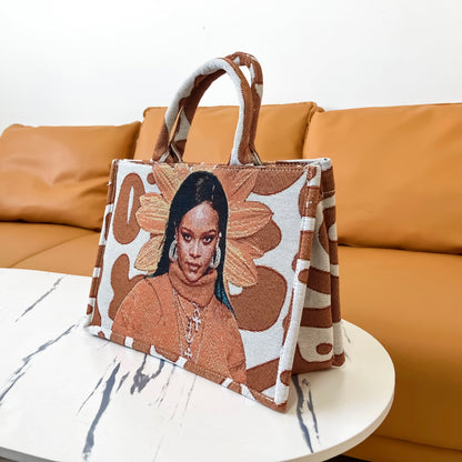 RIHANNA TAPESTRY TOTE BAG